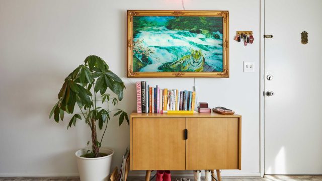 Discover the Trendy $35 Electric Blue Storage Set for Your Entryway