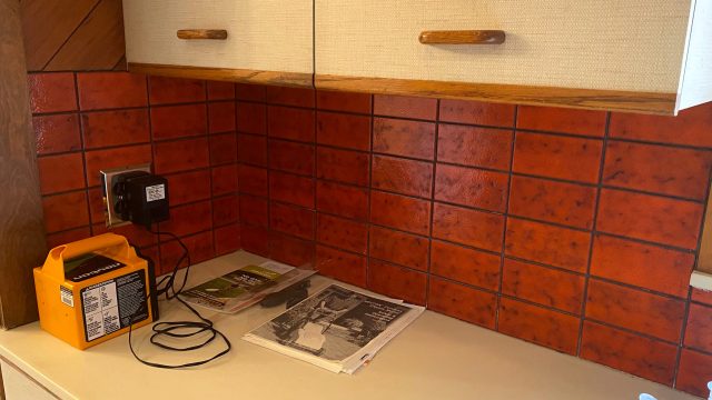 Transforming a Dull Kitchen into a Modern Haven with One Bold Tile