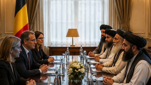 Belgium Welcomes Taliban Delegation for Historic Meeting