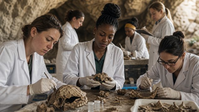 Scientists Investigate Unique Findings of All-Female Homo Naledi Fossils